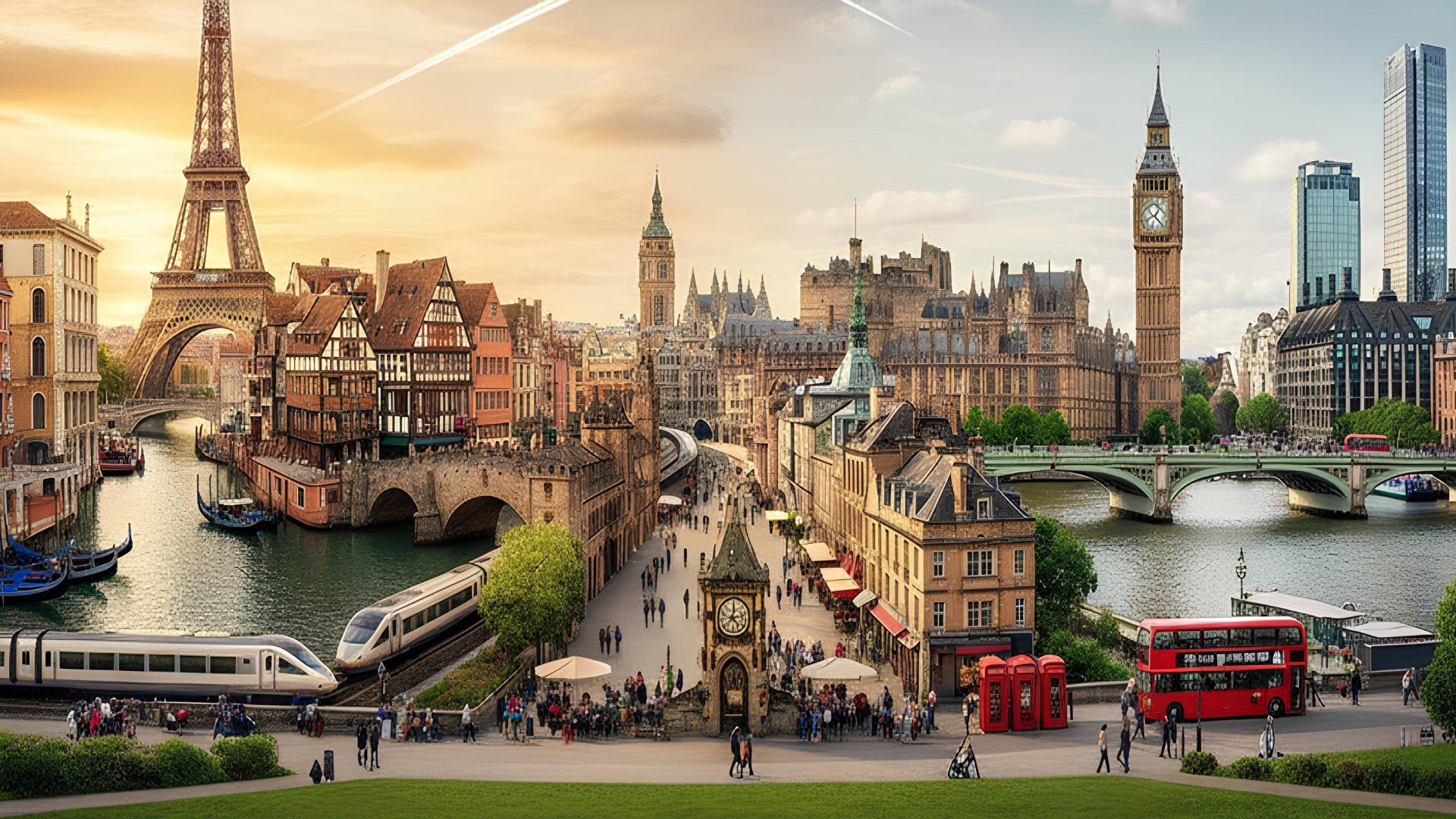 Cidades da Europa & Reino Unido