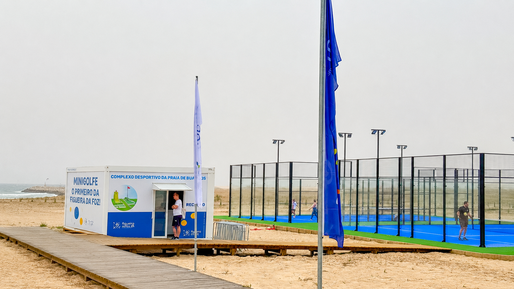 Praia de Buarcos estreia o primeiro campo de minigolfe da Figueira da Foz