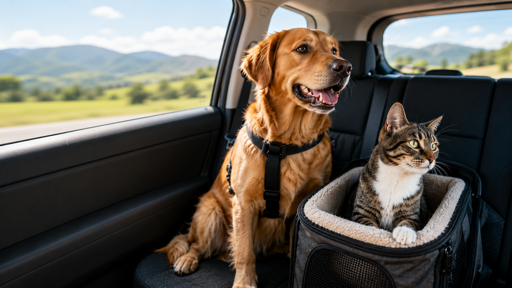 Como viajar de carro em segurança com cães ou gatos Conheça as principais precauções a tomar