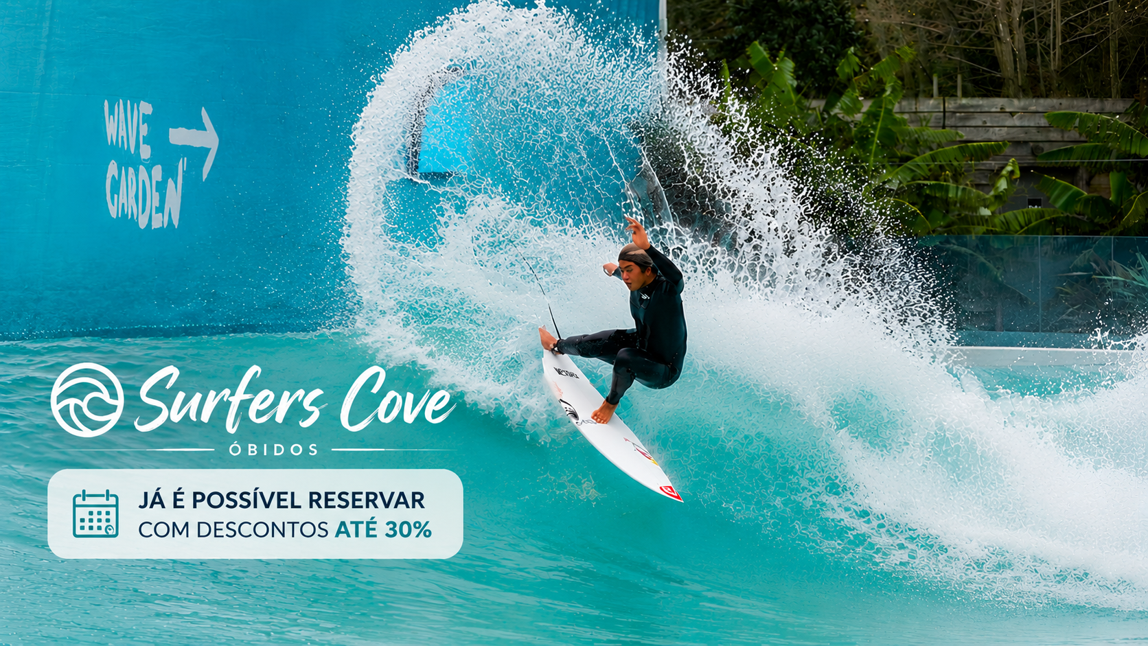 Surfers Cove: o primeiro parque de surf com ondas artificiais de Portugal abre em Óbidos