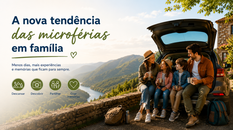 A nova tendência das microférias em família: menos dias, mais experiências