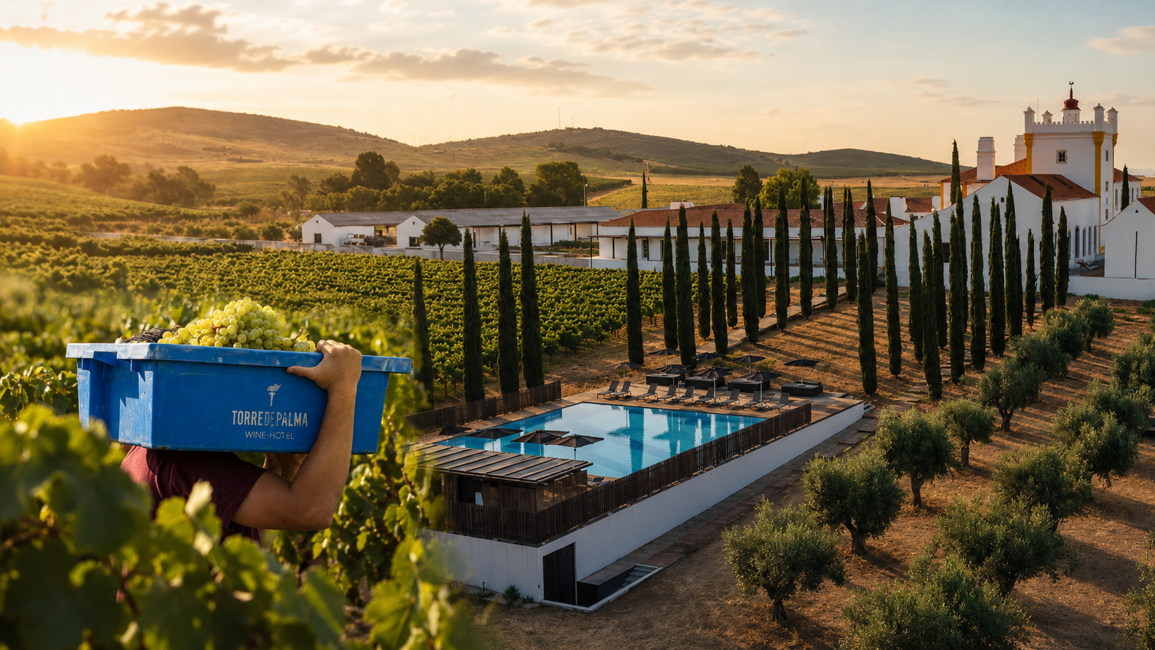 O Verão vive-se de forma única em Torre de Palma. Entre dias longos, noites quentes e paisagens inesquecíveis do Alto Alentejo, o Torre de Palma Wine Hotel convida-o a desfrutar do melhor que a natureza e a tranquilidade têm para oferecer. Leve a família e crie memórias especiais com mergulhos refrescantes, experiências autênticas e momentos que ficarão para sempre.