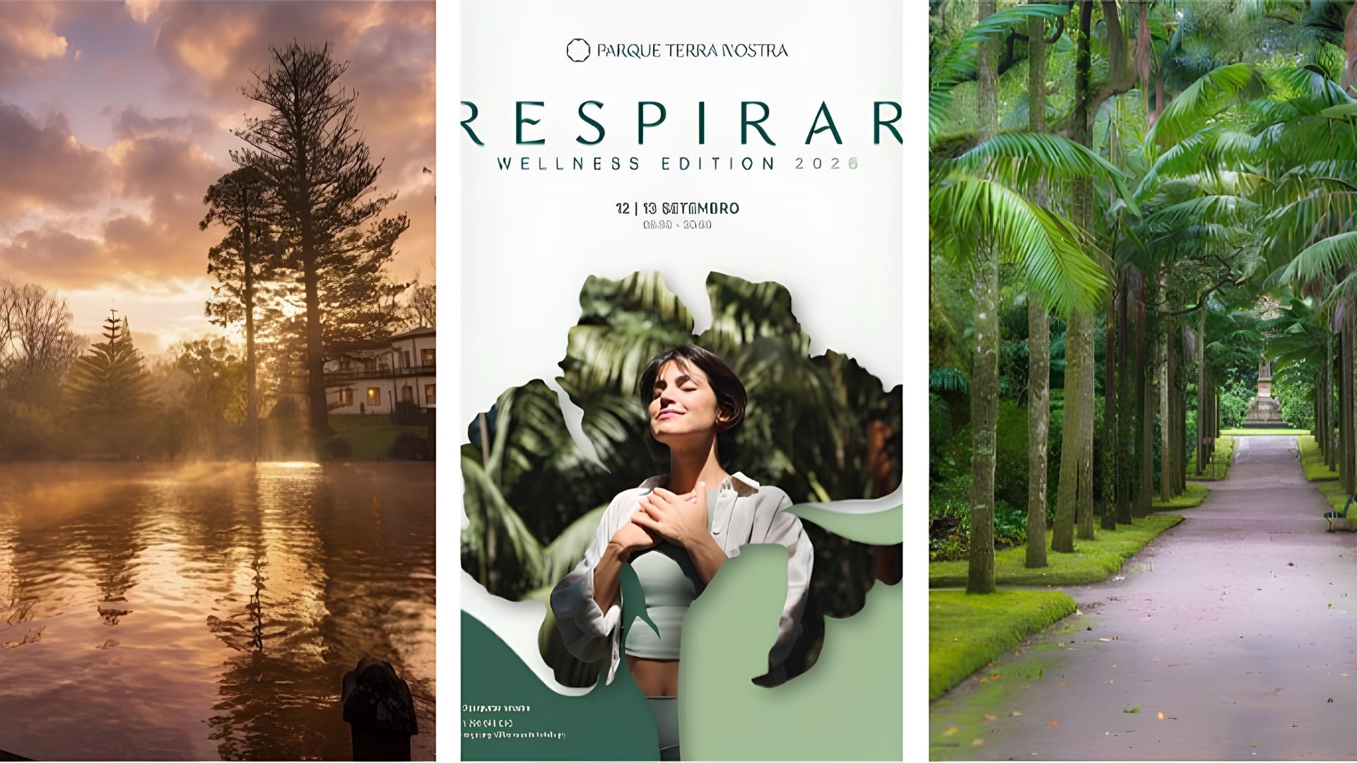 Nos dias 12 e 13 de setembro, o Parque Terra Nostra, localizado no Vale das Furnas, em São Miguel, recebe a primeira edição do "Respirar – Wellness Edition", um evento dedicado ao bem-estar, à conexão com a natureza e à regeneração física e mental.

Durante dois dias, o emblemático jardim botânico açoriano transforma-se num espaço de contemplação e equilíbrio, proporcionando aos participantes uma experiência sensorial concebida para desacelerar o ritmo do quotidiano e promover uma relação mais consciente com o corpo, a mente e o ambiente natural.

A iniciativa reforça um dos pilares estratégicos da marca Terra Nostra, posicionando o parque como uma referência internacional no turismo de natureza, saúde e bem-estar.