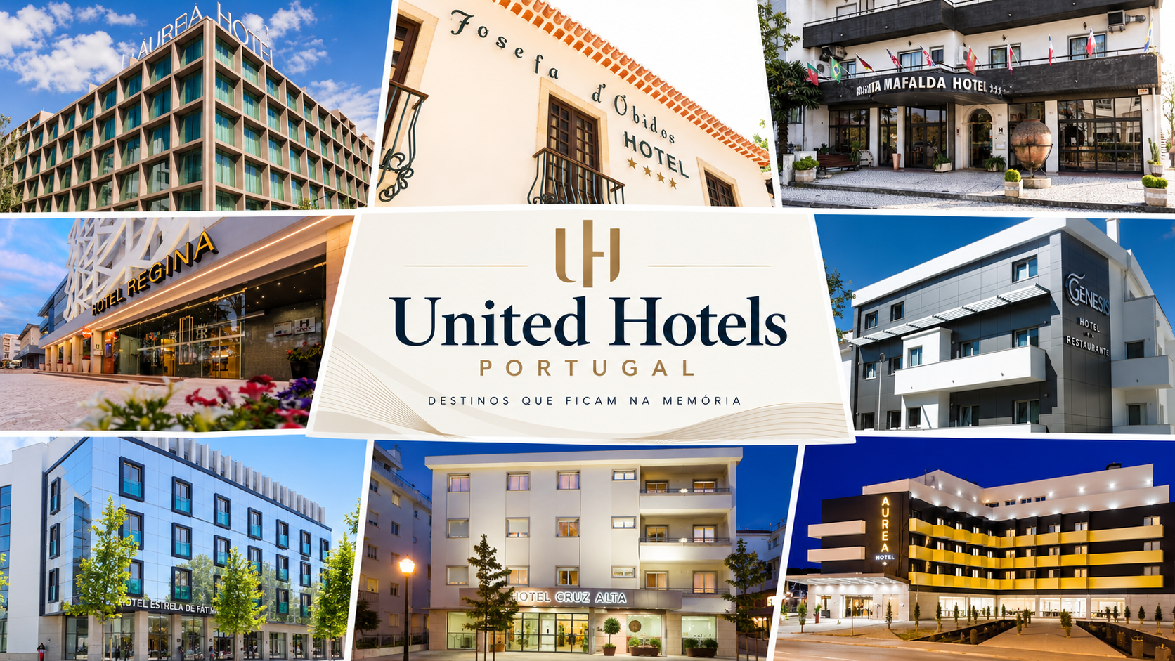 A United Hotels Portugal reúne um conjunto de unidades hoteleiras localizadas em destinos de referência do País, oferecendo experiências que combinam conforto, hospitalidade e uma localização privilegiada. Com hotéis em Fátima, Óbidos e Lisboa, o grupo apresenta opções adequadas tanto para viagens em família como para escapadinhas a dois, estadias culturais ou momentos de descanso.
Entre hotéis de inspiração contemporânea, unidades com forte ligação ao património local e espaços pensados para proporcionar o máximo conforto aos seus hóspedes, a United Hotels Portugal destaca-se pela qualidade do serviço e pela diversidade da sua oferta. Desde a tranquilidade e espiritualidade de Fátima, ao encanto medieval de Óbidos, passando pela energia vibrante de Lisboa, cada unidade proporciona uma experiência única, adaptada às necessidades de quem procura descobrir Portugal com conforto e autenticidade.
Agora, através da parceria com a Family Tips, é possível usufruir de 10% desconto nas unidades aderentes da United Hotels Portugal, tornando a sua próxima estadia ainda mais vantajosa.