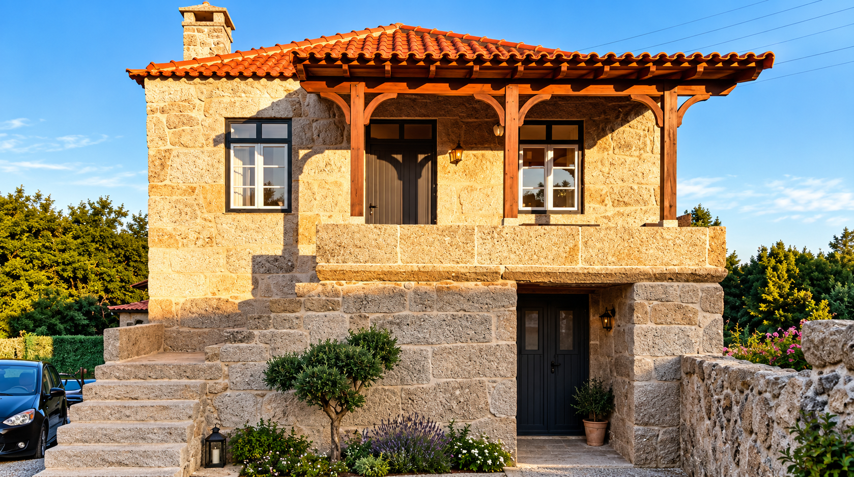 Refúgio dos Coviais → O Refúgio dos Coviais é um alojamento de charme situado nos arredores da Guarda, que combina a autenticidade da arquitetura tradicional beirã com o conforto contemporâneo. Rodeado pela natureza e concebido para proporcionar tranquilidade e bem-estar, oferece uma experiência exclusiva de descanso, ideal para quem procura desligar da rotina e desfrutar da serenidade da região.