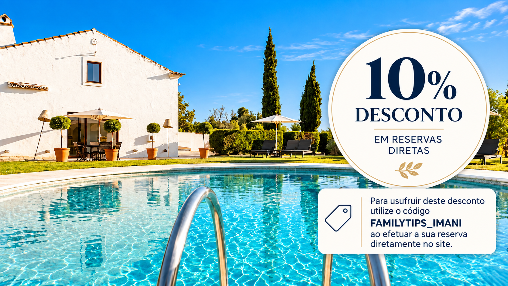 Imani Country House → A Imani Country House é uma unidade de charme situada no Alentejo, que combina elegância, tranquilidade e autenticidade rural. Rodeada pela natureza, oferece um ambiente acolhedor e exclusivo, ideal para relaxar e descobrir a riqueza paisagística, cultural e gastronómica da região.