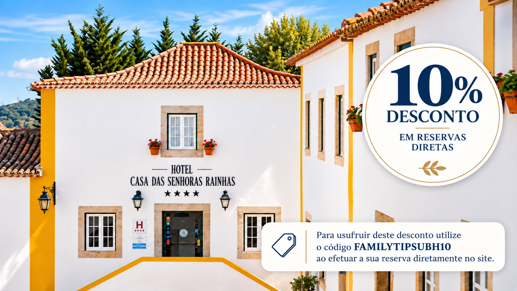 No coração da vila medieval de Óbidos e situada dentro das muralhas do castelo, a Casa das Senhoras Rainhas combina charme, conforto e tradição. Inserido num edifício de caráter histórico, oferece uma localização privilegiada para explorar a vila medieval.