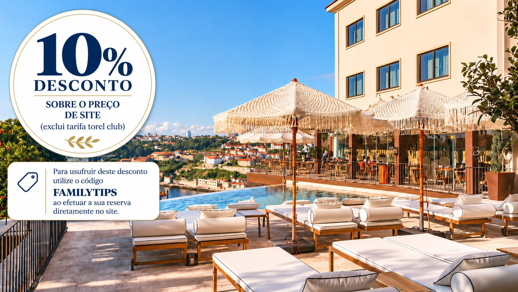 O Torel Avantgarde é um hotel boutique de luxo no Porto, inspirado pelo espírito artístico e vanguardista de grandes criadores internacionais. Com vistas privilegiadas sobre o rio Douro, design contemporâneo e um ambiente sofisticado, oferece uma experiência exclusiva que combina conforto, arte e elegância. 