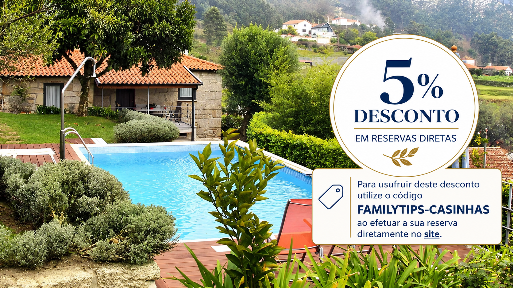 As Casinhas de Loureda são um alojamento de turismo rural situado em Loureda, Arcos de Valdevez, no coração do Alto Minho. Instaladas em casas tradicionais de granito cuidadosamente recuperadas, combinam o charme da arquitetura minhota com o conforto contemporâneo. Com piscina privada, jardins e vistas privilegiadas sobre a natureza envolvente, proporcionam uma experiência tranquila e autêntica, ideal para descobrir o Parque Nacional da Peneda-Gerês e a beleza natural do vale do rio Vez.