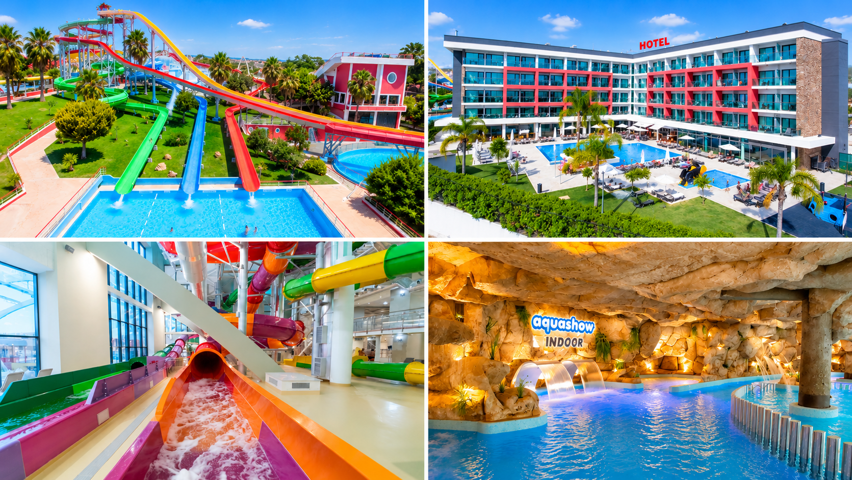 No coração do Algarve, esta é a combinação perfeita para famílias que procuram juntar conforto, diversão e momentos inesquecíveis. O Aquashow Park Hotel está integrado no complexo Aquashow, permitindo desfrutar de uma estadia relaxante com acesso privilegiado a uma das maiores atrações turísticas da região. O hotel dispõe de quartos familiares, piscinas, áreas de lazer e diversas comodidades pensadas para todas as idades.

A poucos passos encontra-se o AQUASHOW - Waterpark Outdoor & Indoor, considerado um dos maiores e mais completos parques aquáticos de Portugal. Entre escorregas radicais, piscinas, zonas infantis, atrações para toda a família e o parque aquático indoor, há diversão garantida durante todo o ano.

A grande vantagem desta experiência é poder prolongar a aventura para além de um simples dia de visita. Atualmente, o hotel oferece ainda campanhas que permitem usufruir do parque durante mais tempo, tornando esta escapadinha uma excelente opção para famílias com crianças que procuram férias cheias de diversão no Algarve. 
