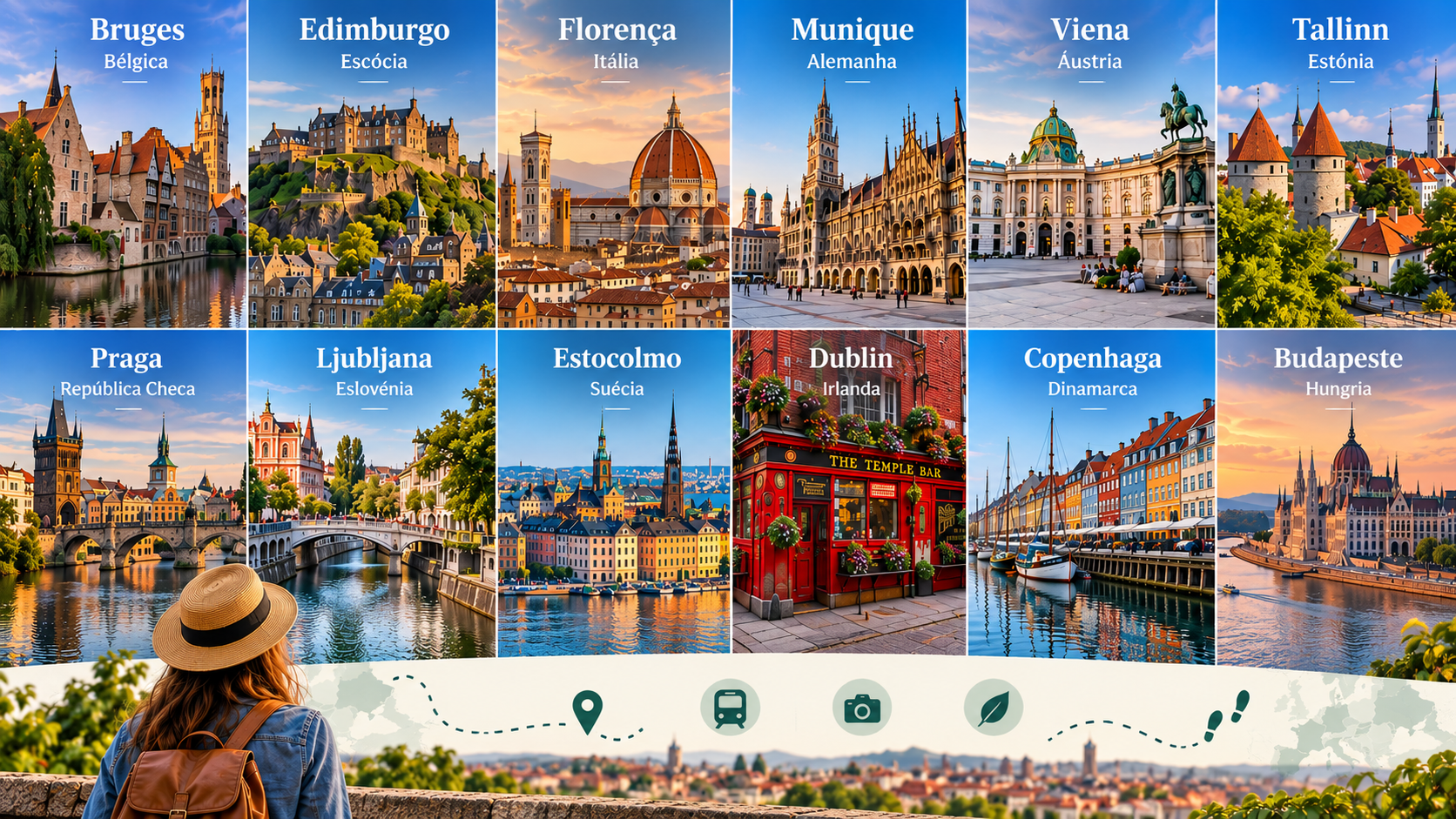 Viajar pela Europa pode ser uma experiência ainda mais agradável quando não é necessário alugar um carro ou preocupar-se com estacionamento, trânsito e combustível. Algumas cidades europeias destacam-se pela excelente rede de transportes públicos, dimensões compactas e centros históricos que convidam a ser explorados a pé.

Se procura destinos onde tudo está ao alcance de uma caminhada ou de uma curta viagem de metro, elétrico ou bicicleta, descubra estas 10 cidades europeias que não precisam de carro para serem conhecidas.