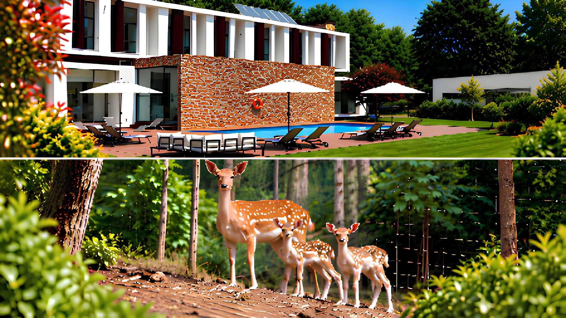 Hotel Parque Serra da Lousã + Parque Biológico da Serra da Lousã
O Hotel Parque Serra da Lousã, localizado em Miranda do Corvo, está integrado no Parque Biológico da Serra da Lousã, proporcionando uma experiência única de alojamento em plena harmonia com a natureza. Esta unidade de quatro estrelas oferece conforto, bem-estar e diversas infraestruturas de lazer, sendo o ponto de partida ideal para descobrir as paisagens da Serra da Lousã e as suas aldeias de xisto.
O parque biológico é uma das mais importantes áreas dedicadas à conservação e divulgação da fauna selvagem portuguesa. Ao longo dos seus percursos, os visitantes podem observar diversas espécies animais, como lobos, linces, veados, gamos, aves de rapina e ursos pardos, além de conhecer a flora autóctone e espaços museológicos ligados às tradições da região.
A combinação entre alojamento, natureza, educação ambiental e observação da vida selvagem faz deste destino uma excelente escolha para famílias, amantes da natureza e todos os que procuram uma experiência autêntica no coração da Serra da Lousã.