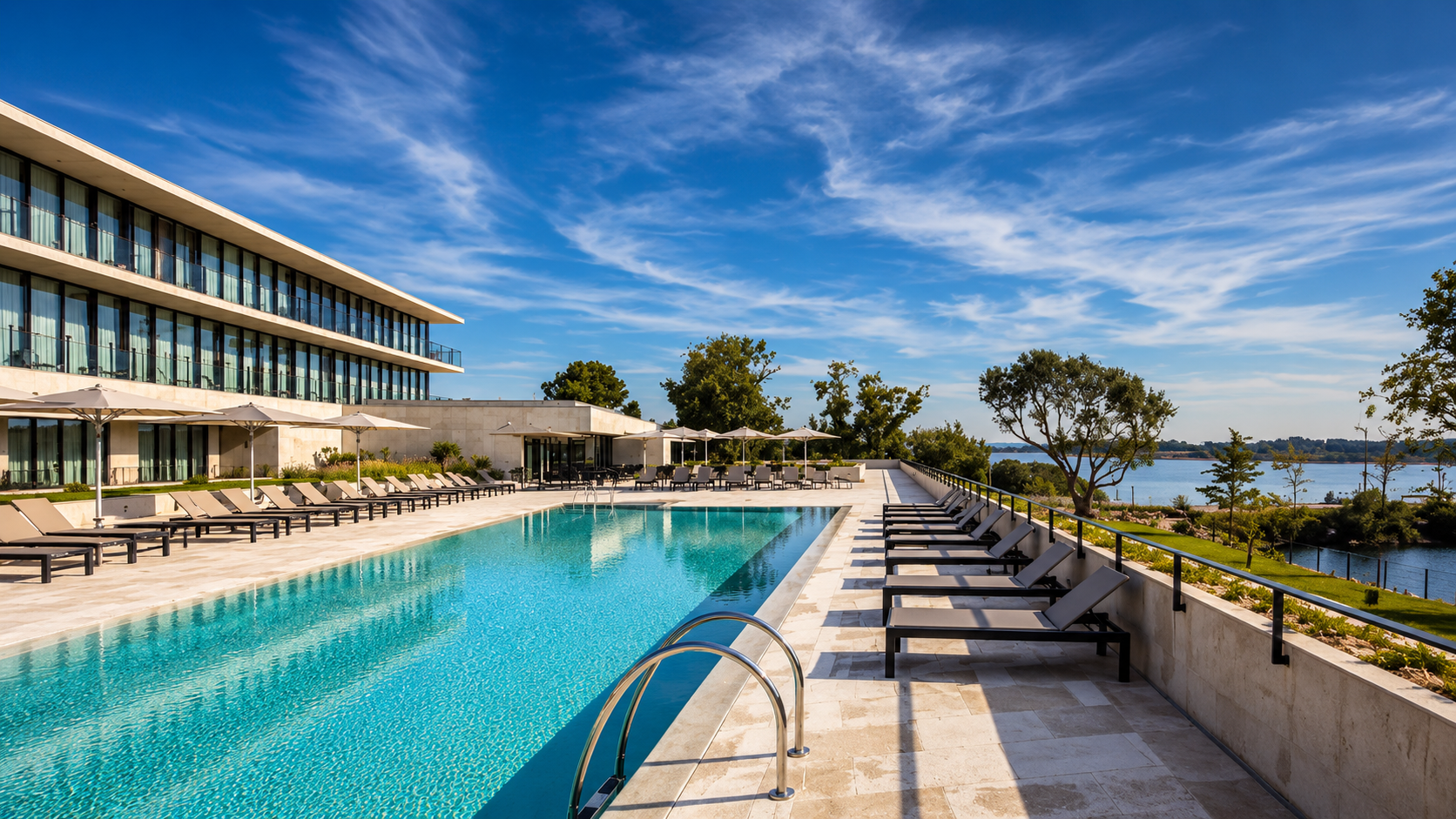 O Montebelo Vista Alegre Ílhavo Hotel é um hotel de cinco estrelas situado nas margens da Ria de Aveiro, integrado no histórico complexo da Vista Alegre. Combinando património, arte e conforto contemporâneo, oferece uma experiência única inspirada numa das mais emblemáticas marcas portuguesas. Rodeado por jardins, com spa, gastronomia de excelência e vistas privilegiadas sobre a ria, proporciona uma estadia sofisticada onde história, cultura e bem-estar se encontram.