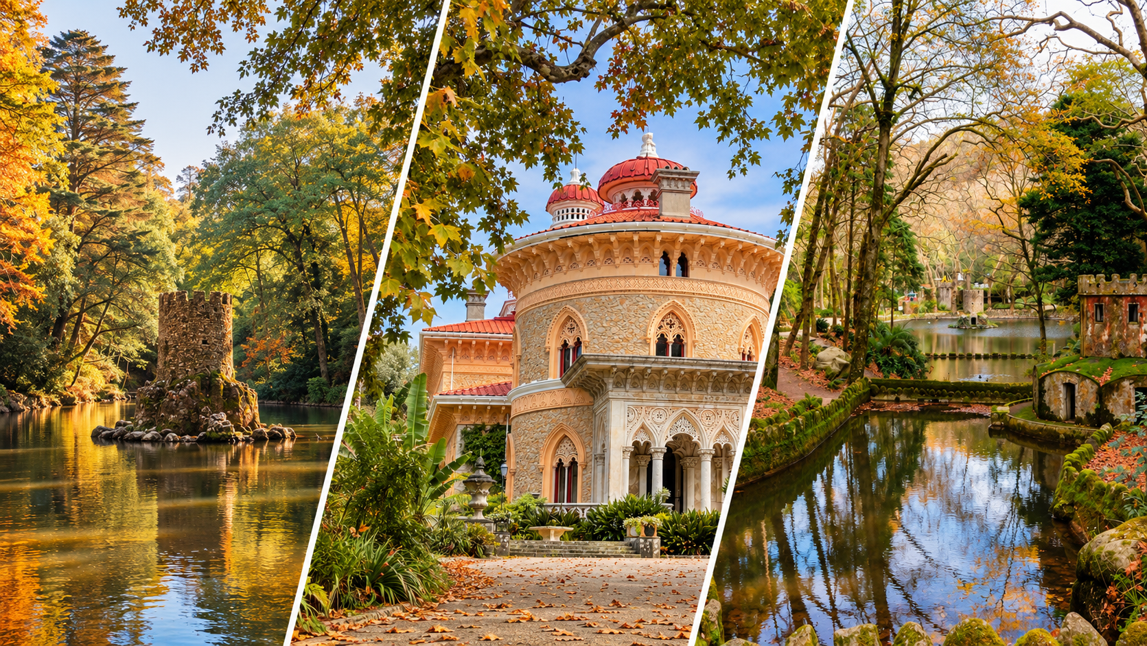 Embora seja um destino procurado durante todo o ano, Sintra ganha um charme especial nos meses de Outono. Para além dos monumentos mais conhecidos, existem recantos onde a natureza assume o protagonismo, como Monserrate, o Vale dos Lagos ou o Bosque das Faias. Entre jardins históricos, caminhos florestais e quintas centenárias, a vila oferece inúmeras oportunidades para um passeio tranquilo em contacto com a paisagem.