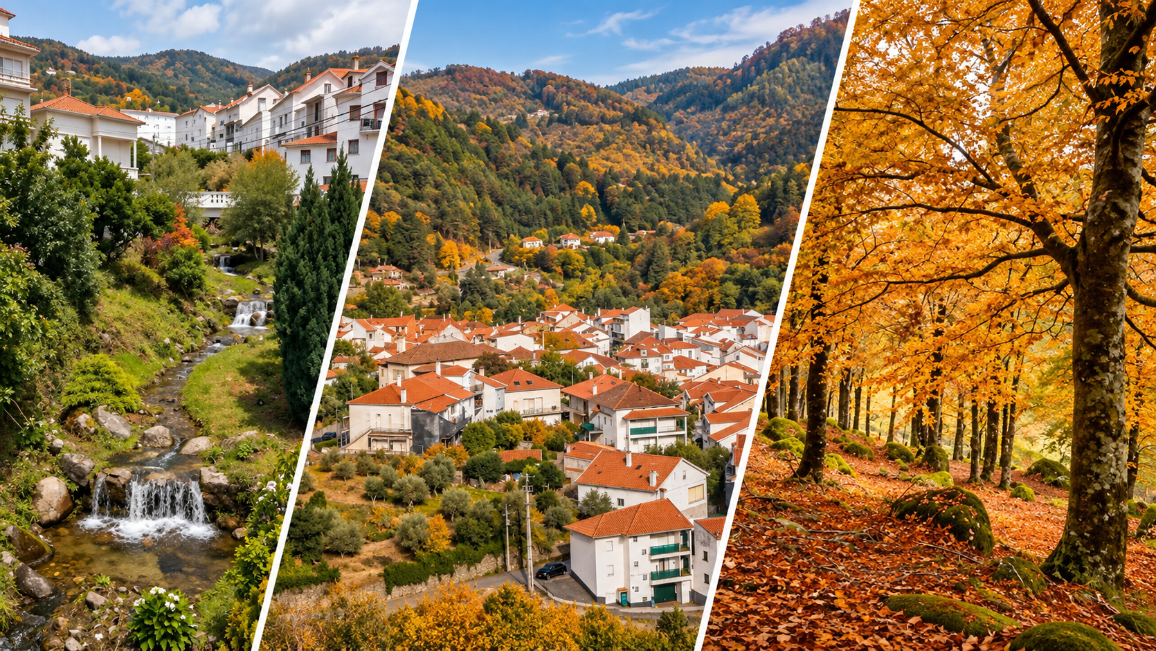 Na Serra da Estrela, Manteigas é um dos melhores locais para observar a chegada do Outono. O Bosque de São Lourenço ganha novas tonalidades à medida que as faias se vestem de amarelos, laranjas e castanhos, criando uma paisagem que convida a ser descoberta a pé. A visita pode ser complementada com percursos pela serra e com uma passagem pelas aldeias da região, que nesta época do ano revelam um ambiente ainda mais sereno.