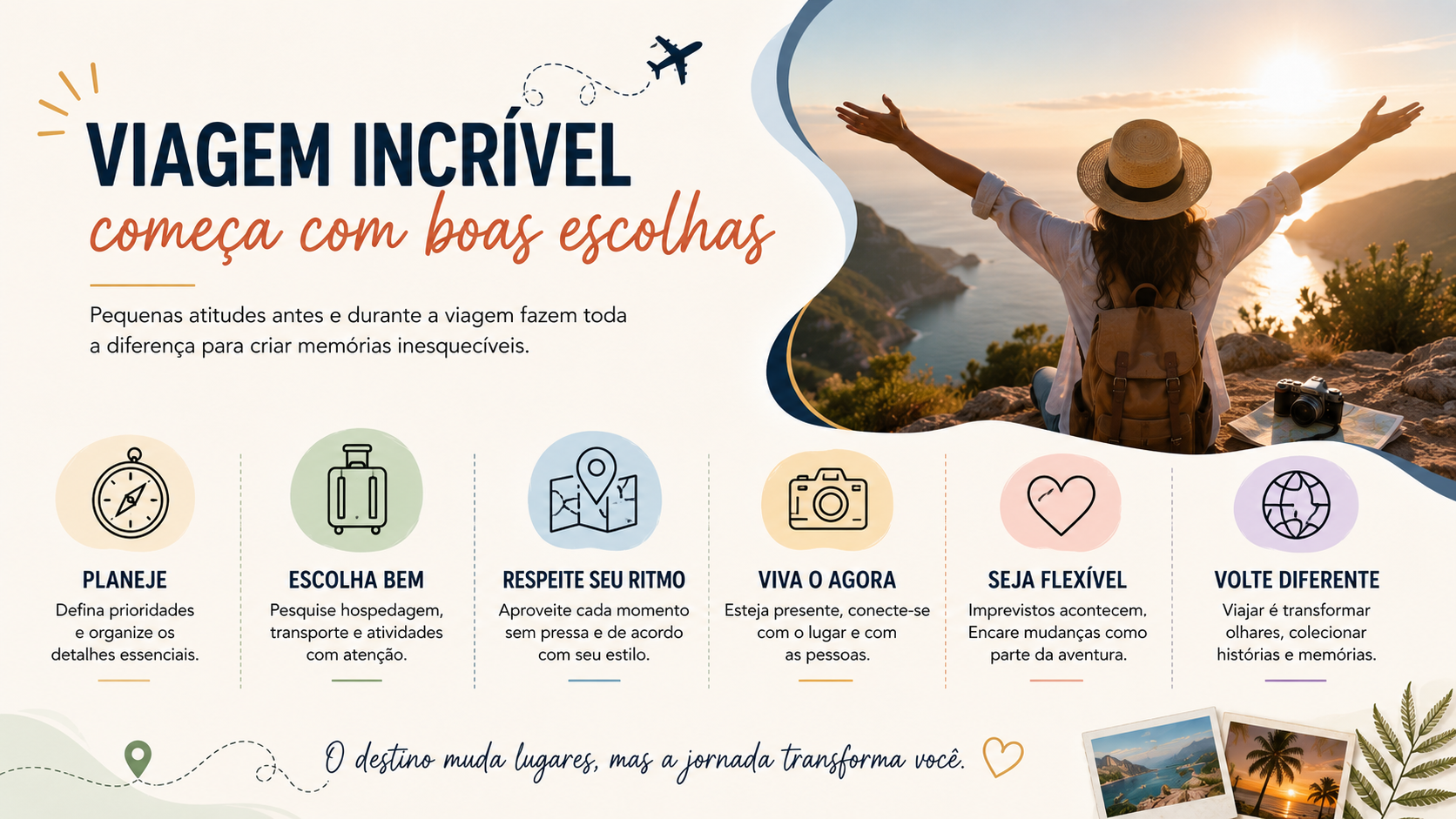 Viajar é uma das experiências mais enriquecedoras da vida. Conhecer novos lugares, culturas, sabores e pessoas amplia horizontes e cria memórias inesquecíveis. No entanto, algumas decisões equivocadas podem transformar uma viagem de sonho numa experiência cansativa e frustrante. Neste artigo destacamos seis erros comuns que muitos viajantes cometem.