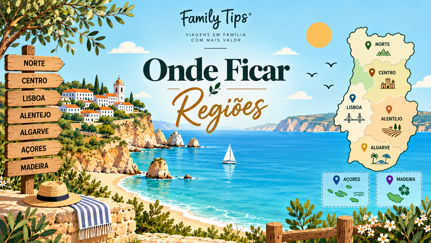 Descubra uma seleção de hotéis, resorts, turismos rurais e alojamentos de charme escolhidos pela sua qualidade, localização e experiências diferenciadoras. Alguns destes espaços oferecem vantagens exclusivas aos leitores do Family Tips, proporcionando condições especiais para tornar a sua próxima escapadinha ainda mais memorável. Encontre o alojamento ideal para explorar Portugal em família e criar memórias que ficam para sempre.