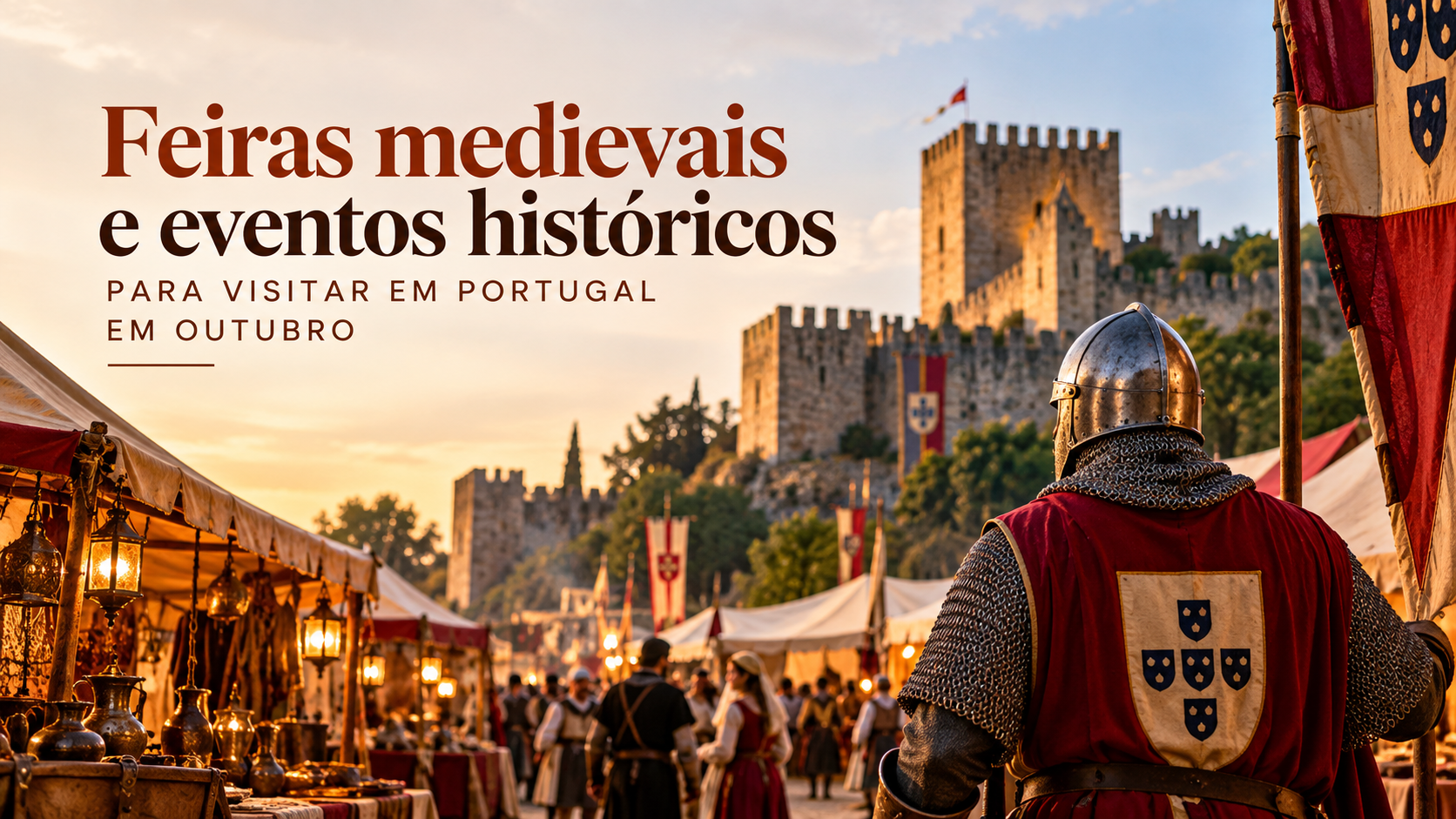 Outubro é um dos meses mais interessantes para quem aprecia recriações históricas, mercados medievais e festivais inspirados em épocas passadas. De Norte a Sul do País, vilas e cidades transformam-se em autênticos cenários de outros tempos, com mercadores, cavaleiros, artesãos, espetáculos de fogo, música tradicional e personagens históricas que transportam os visitantes para diferentes capítulos da História de Portugal.
Se procura um programa diferente para os próximos fins de semana, descubra oito eventos históricos que merecem uma visita.