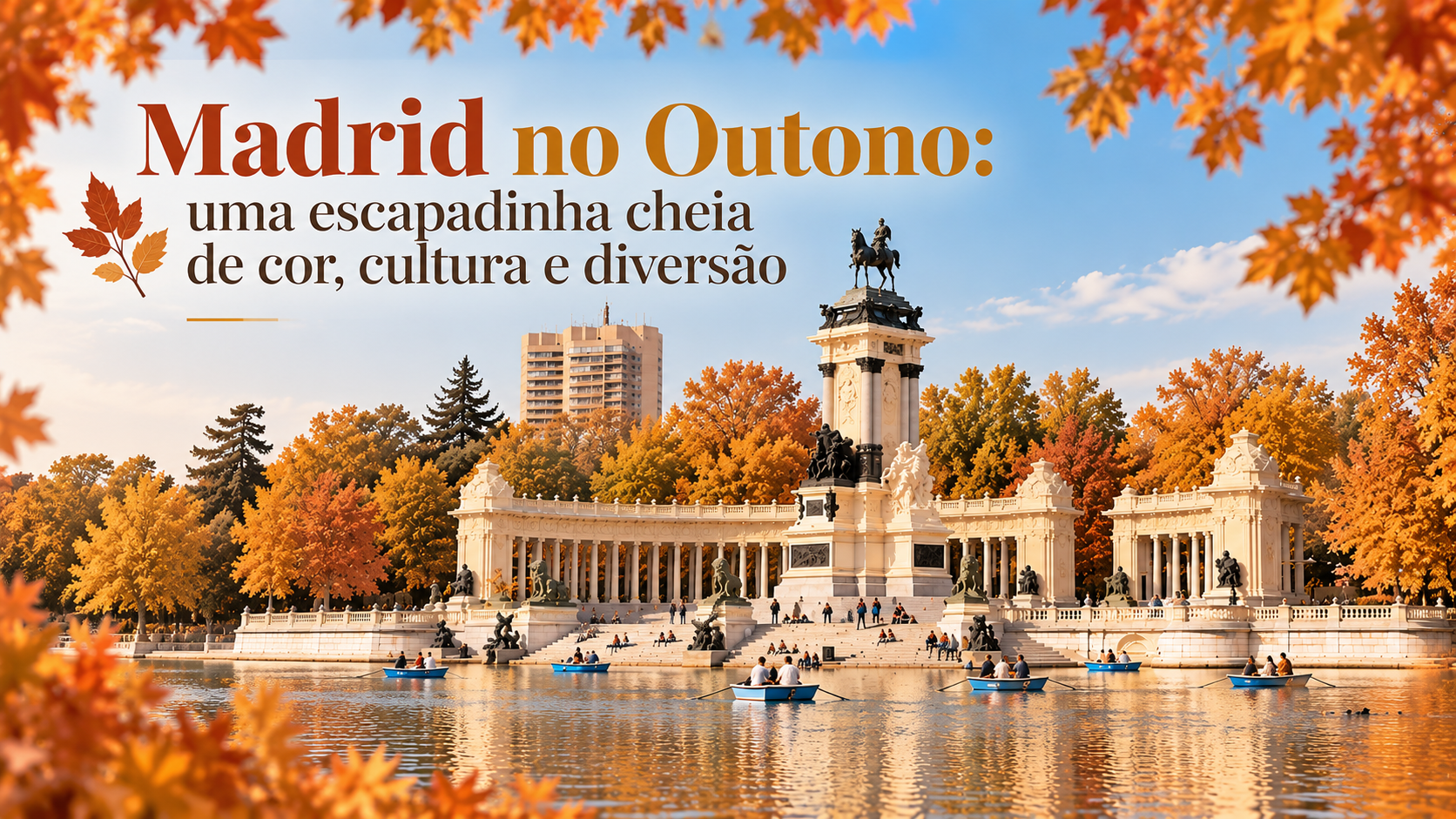 Madrid ganha um encanto especial durante o Outono. Com temperaturas agradáveis, menos multidões e paisagens tingidas de tons dourados e avermelhados, esta é uma das melhores épocas do ano para descobrir a capital espanhola. Entre museus de renome mundial, experiências temáticas de Halloween, escapadinhas na natureza e até a possibilidade de esquiar em pista coberta, Madrid oferece programas para todos os gostos nesta estação.