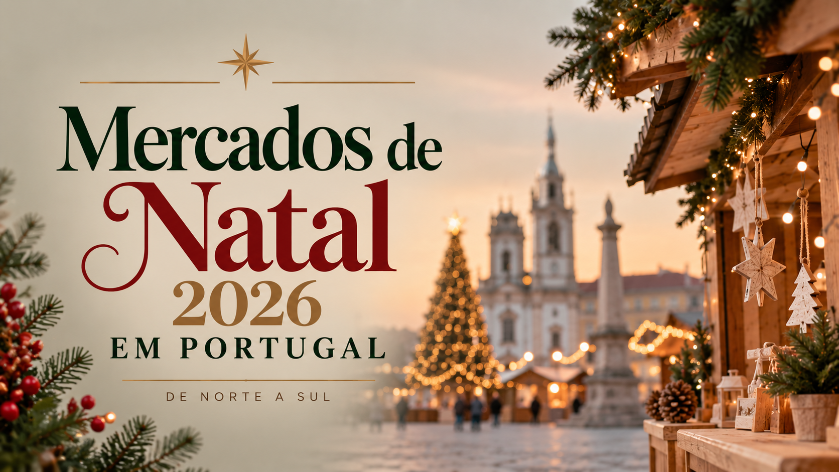 Com a chegada da época natalícia, Portugal transforma-se num cenário de luzes, aromas e tradições. De norte a sul do País, mercados de Natal, aldeias temáticas e eventos festivos atraem milhares de visitantes em busca de artesanato, gastronomia regional, animação e experiências para toda a família.

Se está a planear uma escapadinha de inverno ou simplesmente procura viver a magia do Natal, conheça alguns dos principais mercados e eventos natalícios já anunciados para a temporada 2026/2027.