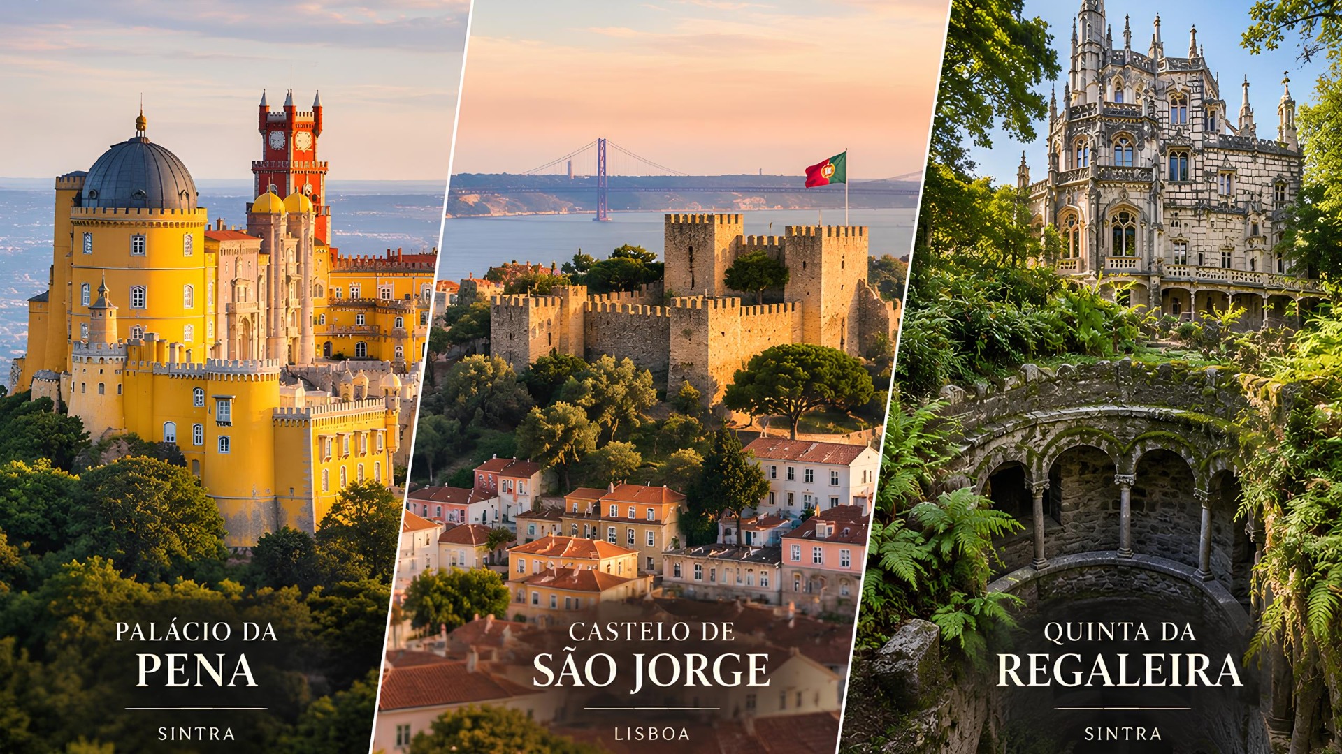 Portugal voltou a destacar-se no panorama do turismo cultural europeu. Um estudo da TUI Musement, baseado no número de avaliações acumuladas no Google, colocou três dos mais emblemáticos monumentos portugueses entre os 30 castelos e palácios mais populares da Europa em 2026.
O destaque vai para o Palácio da Pena, em Sintra, que alcançou a 13ª posição do ranking europeu, tornando-se o monumento português mais bem classificado. Logo atrás surge o Castelo de São Jorge, em Lisboa, na 14ª posição, enquanto a Quinta da Regaleira, também em Sintra, ocupa o 24º lugar.