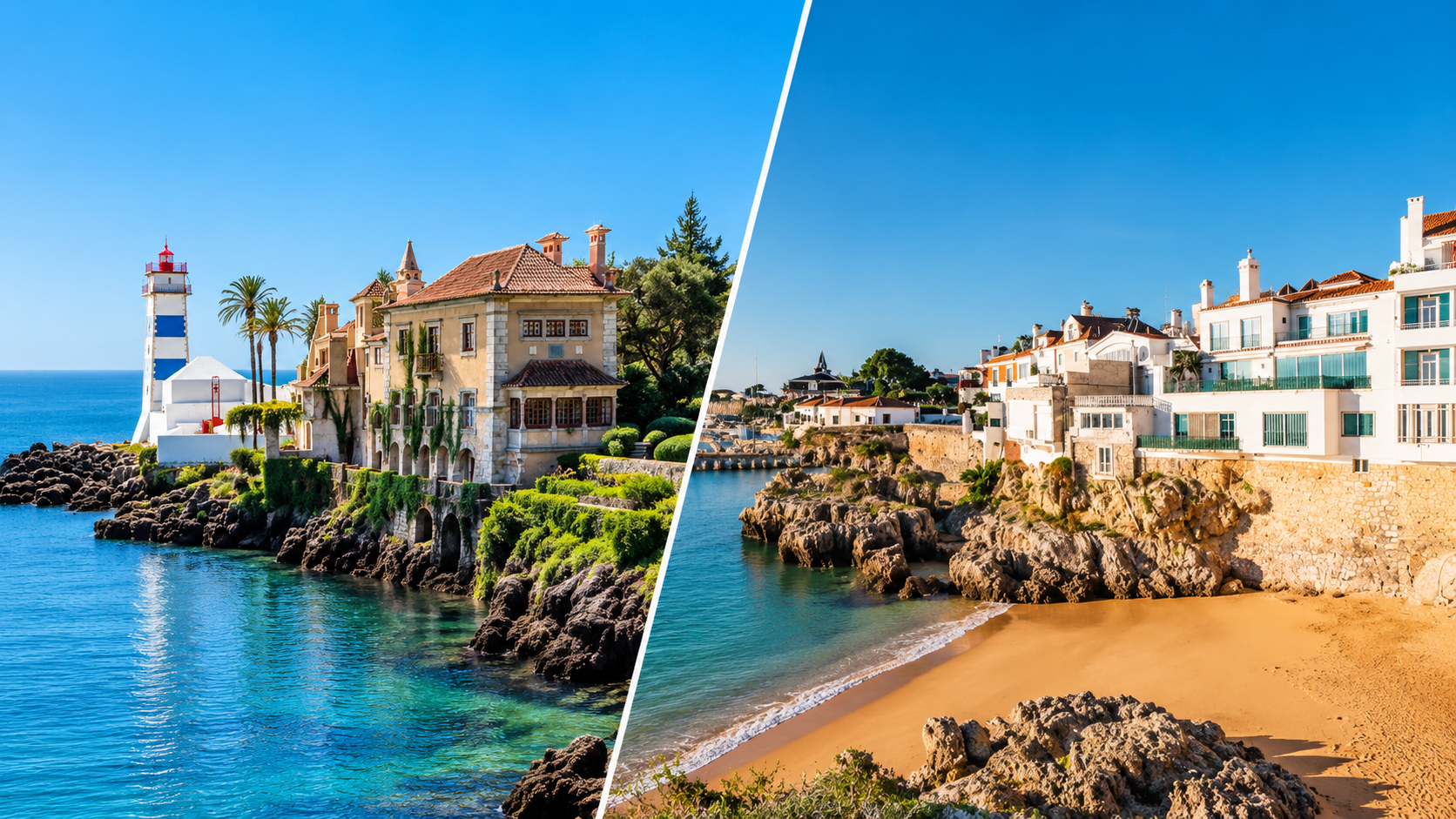 As Casas de Cascais (T1 Valbom e Studio Valbom (estão localizadas no coração de Cascais, a poucos passos das praias, da estação ferroviária, dos restaurantes e das principais atrações da vila. Estes apartamentos modernos e totalmente renovados combinam conforto, funcionalidade e uma localização privilegiada, proporcionando uma estadia tranquila junto ao mar e ao estilo de vida cosmopolita da costa portuguesa.