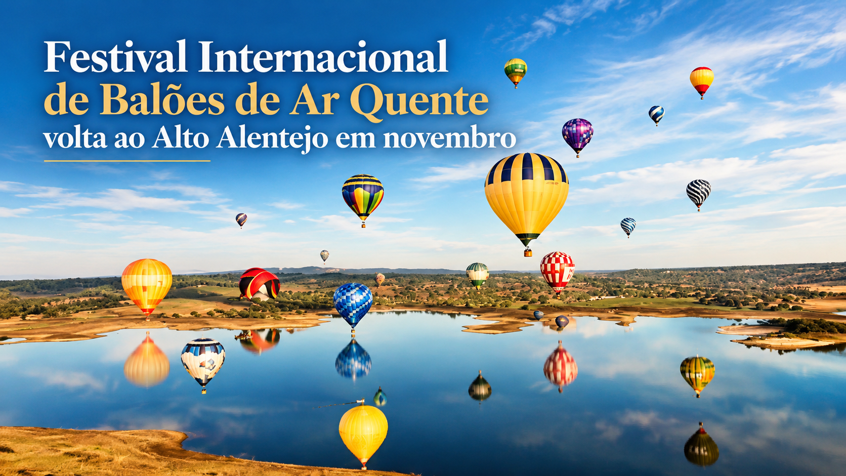 O céu do Alto Alentejo volta a encher-se de cor entre 7 e 12 de novembro, com a realização da 29ª edição do Festival Internacional de Balões de Ar Quente. Para além de contemplar os balões a partir do solo, os visitantes poderão ter a oportunidade de participar em voos livres ou cativos, de acordo com as condições de acesso estabelecidas pela organização.