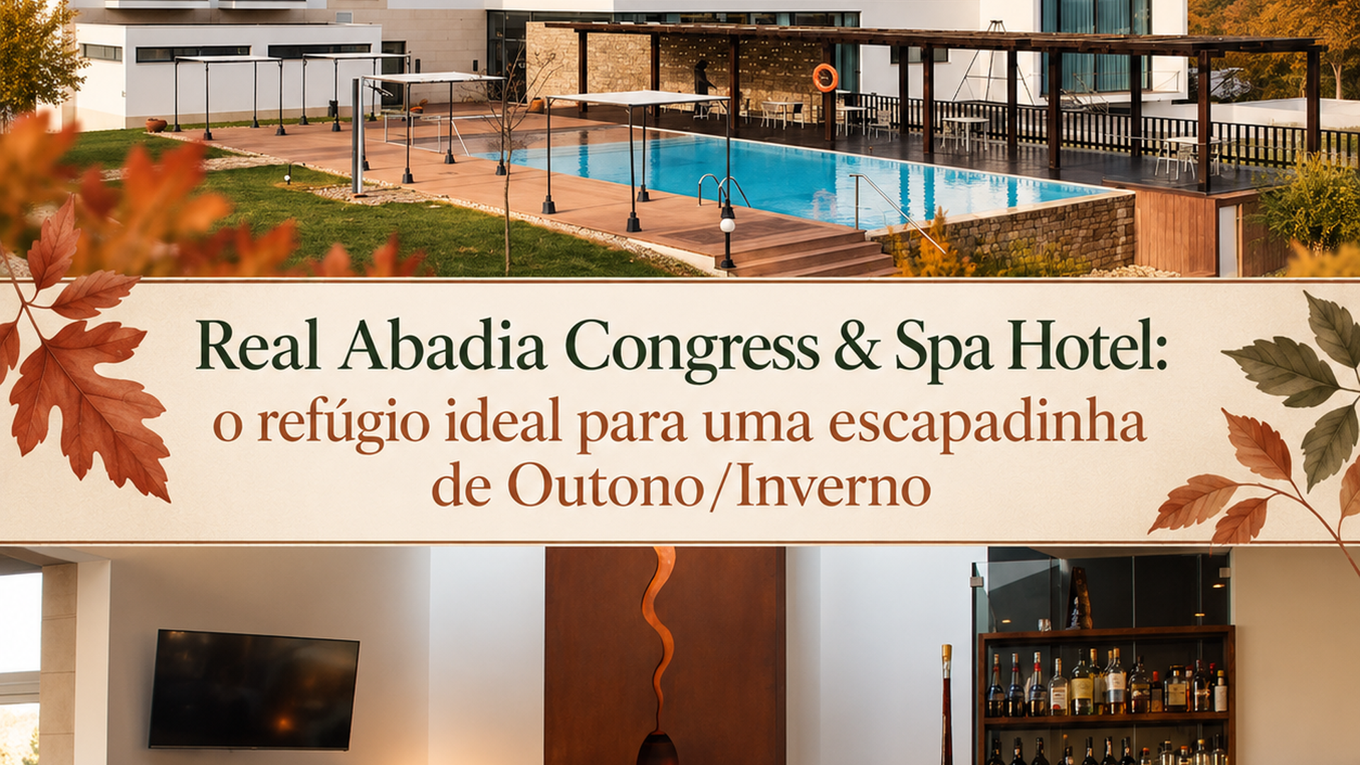 Quando os dias ficam mais frios, o Real Abadia Congress & Spa Hotel, em Alcobaça, é um convite a abrandar e a desfrutar de momentos de conforto e bem-estar. Com spa, piscinas aquecidas, espaços acolhedores e uma lareira em aço corten, com 12 metros de altura, que evoca a Ordem de Cister e o Mosteiro de Alcobaça, um dos seus elementos mais emblemáticos, é uma excelente sugestão para uma escapadinha de Outono/Inverno.