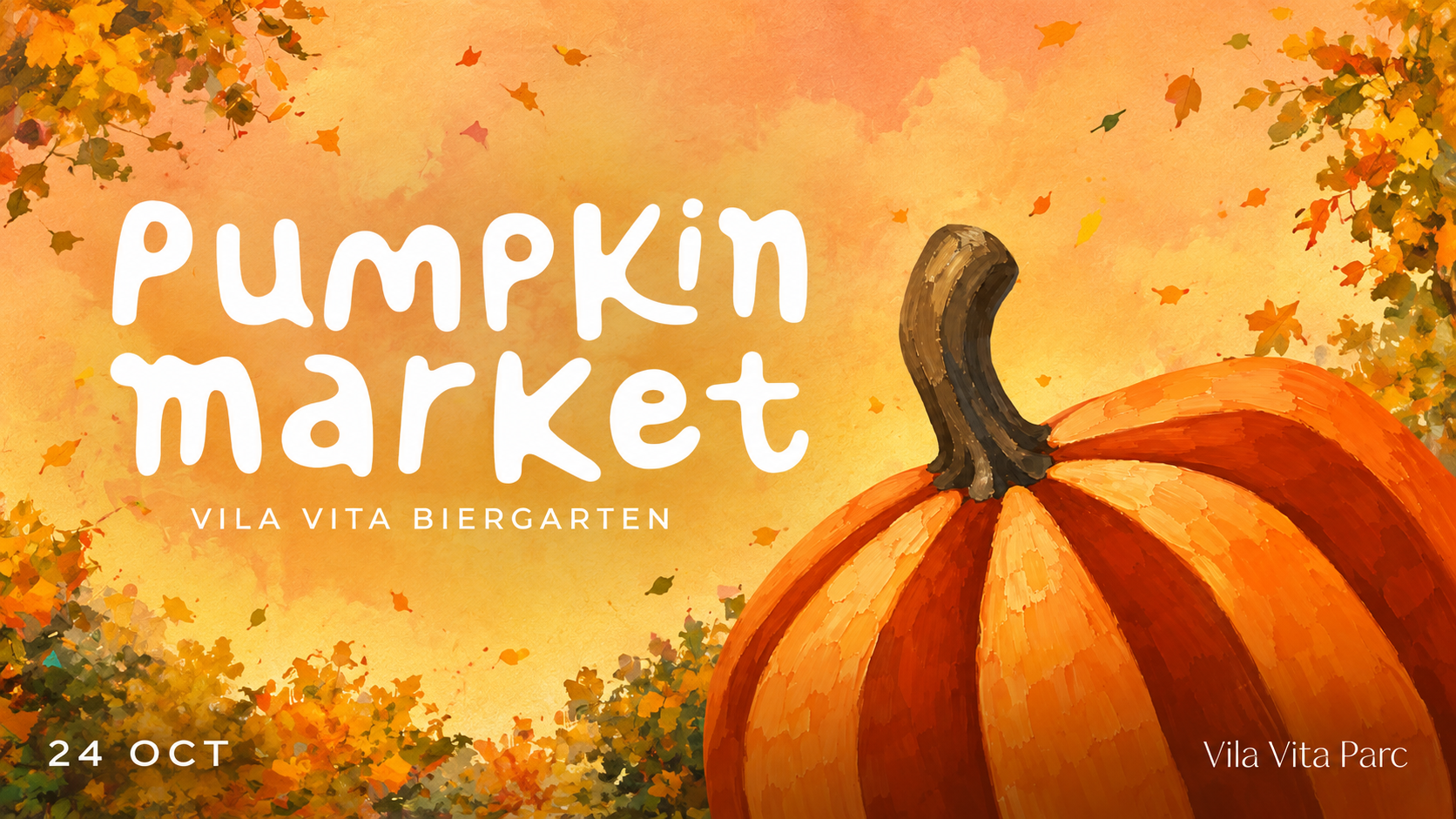 O Vila Vita Biergarten, em Porches, recebe no próximo dia 24 de outubro, entre as 12h30 e as 20h00, o Pumpkin Market, um mercado de outono inspirado nas tradições europeias, que reúne gastronomia sazonal, música ao vivo e atividades para toda a família.

Com a abóbora como protagonista, o evento transforma o espaço num acolhedor mercado de Outono, com bancas de madeira, decoração temática e uma atmosfera de convívio, onde os sabores bávaros se cruzam com propostas criativas inspiradas na época das colheitas.