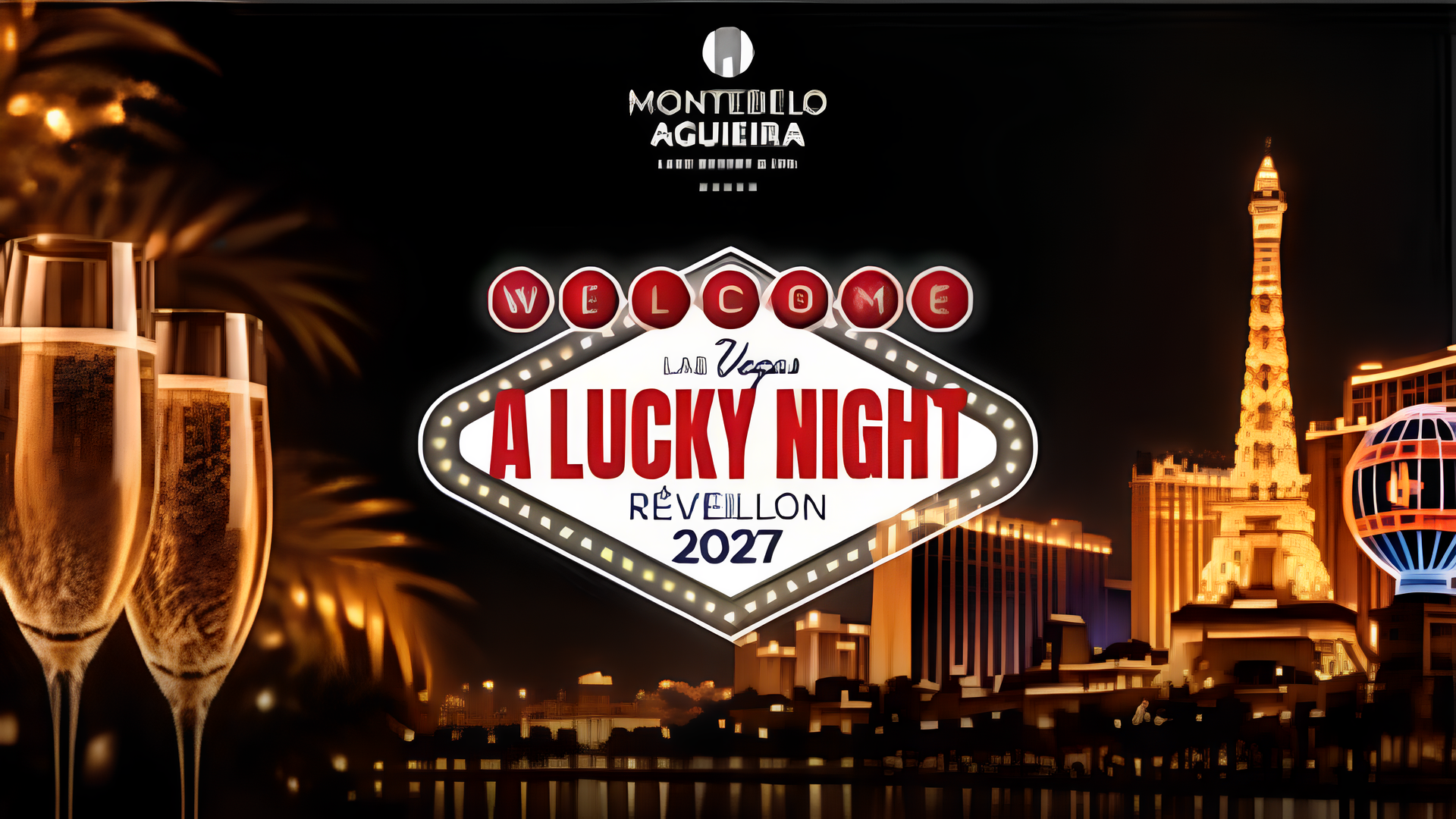 A serenidade do lago encontra a energia contagiante de Las Vegas numa celebração repleta de cor, diversão e momentos especiais. Deixe-se levar pelo espírito da cidade que nunca dorme e entre em 2027 com uma noite vibrante, num cenário privilegiado sob as estrelas.
