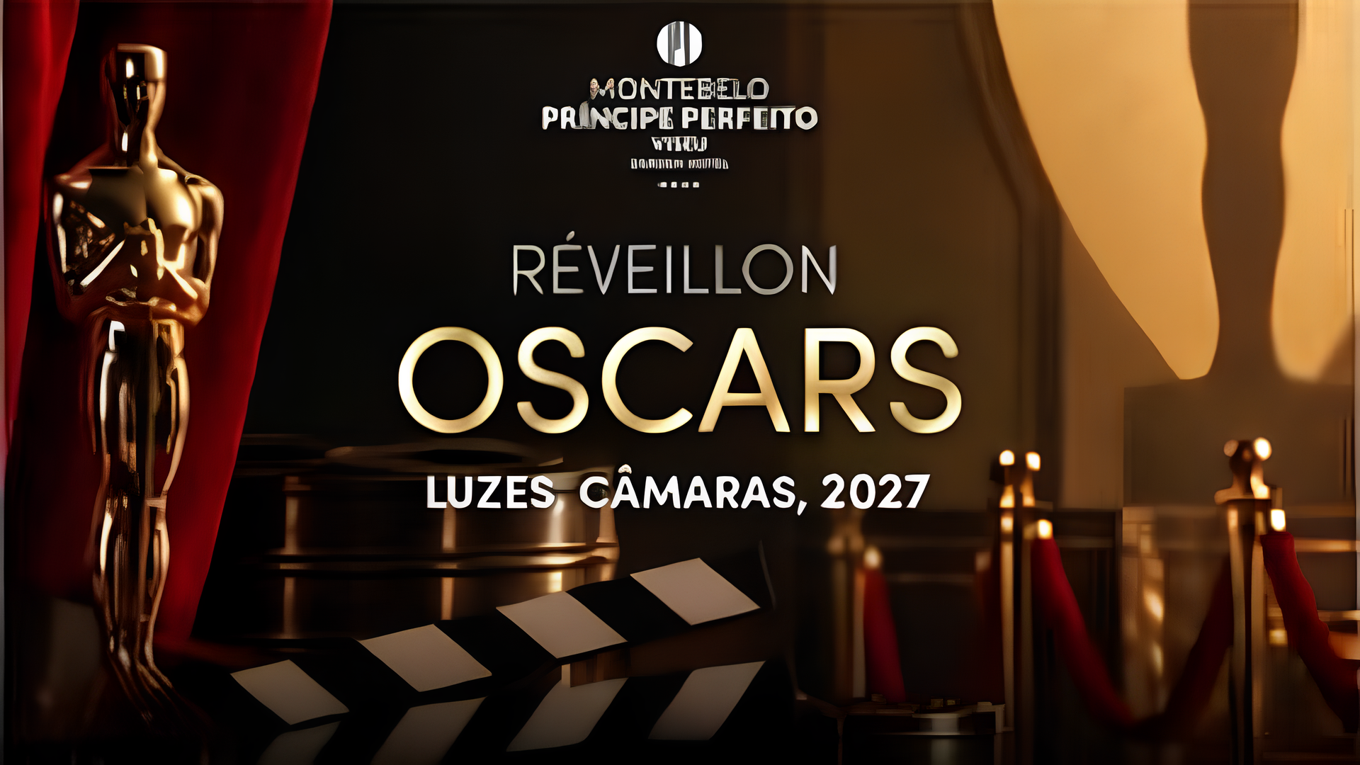 Vista-se a rigor e prepare-se para uma noite digna de uma grande estreia. A festa de Réveillon com temática Óscares, no Expocenter de Viseu, promete uma celebração repleta de gastronomia, música e animação. Com transfer incluído para o evento, poderá desfrutar da noite em pleno e dar as boas-vindas a 2027 com todo o conforto.