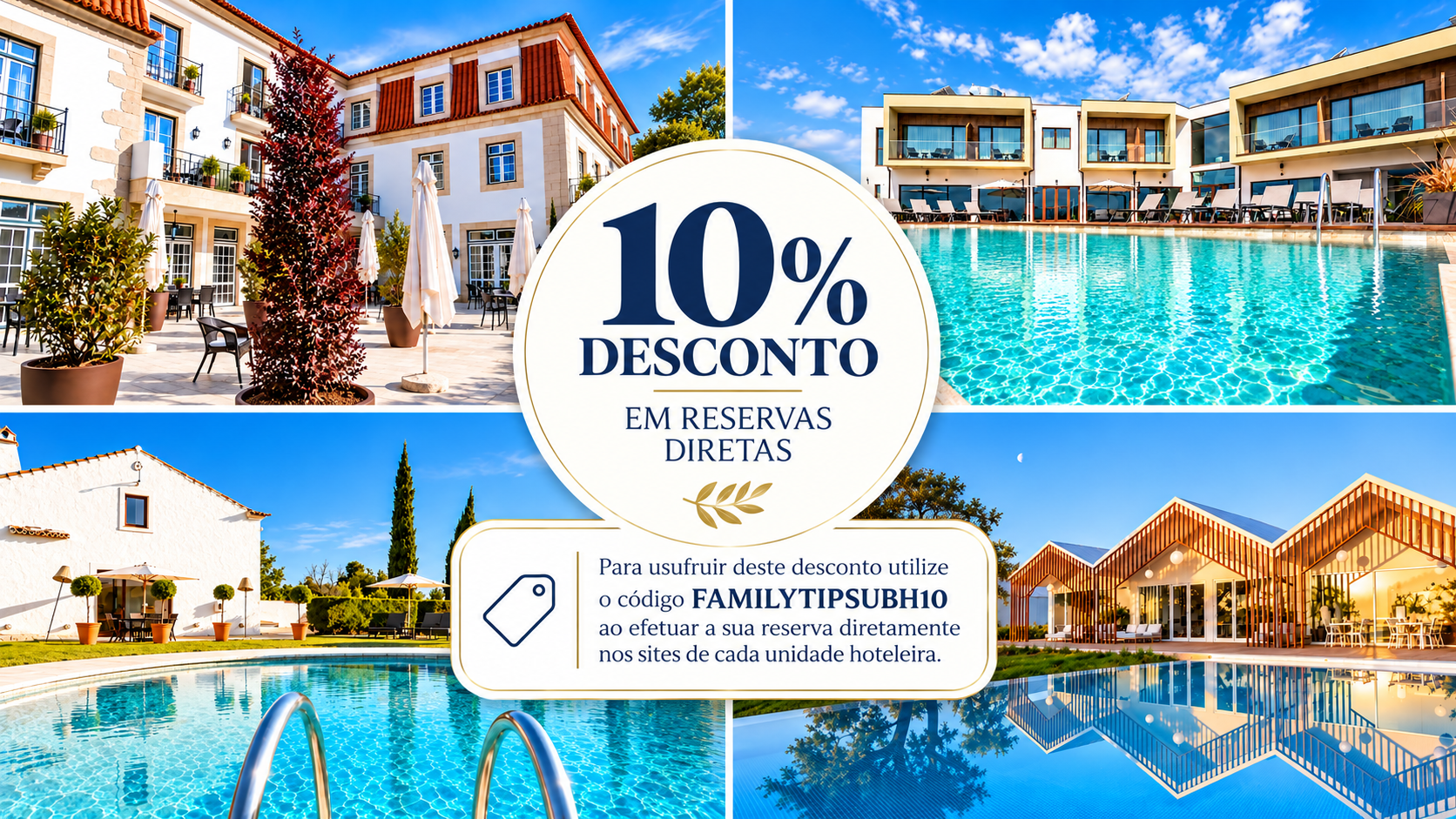 A Unlock Boutique Hotels Collection reúne refúgios com personalidade, onde o conforto, a autenticidade e o contacto com a natureza se encontram para proporcionar estadias especiais em qualquer estação do ano.
Se procura inspiração para os próximos dias de descanso, reunimos quatro alojamentos deslumbrantes para uma escapadinha de Inverno, com propostas para desfrutar a dois ou em família. E há ainda uma vantagem especial: através da parceria com a Family Tips, beneficie de 10% desconto!