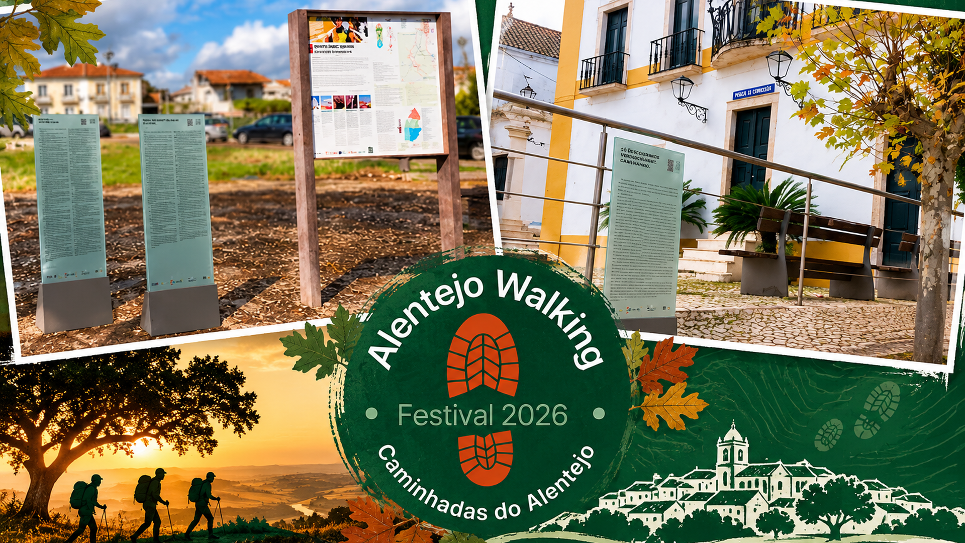 O Alentejo Walking Festival regressa de 29 de outubro a 1 de novembro 2026, com a terceira edição dedicada à promoção do turismo de natureza e à descoberta do património regional. O programa inclui 50 caminhadas gratuitas, integradas na iniciativa "Todo o Alentejo a Caminhar", nos dias 31 de outubro e 1 de novembro.