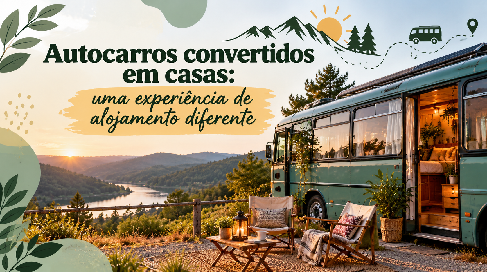 A imaginação e a criatividade têm vindo a transformar a forma como viajamos e escolhemos os nossos alojamentos. Entre as novas tendências de turismo alternativo, destaca-se uma experiência original e cada vez mais interessante: dormir em autocarros antigos transformados em pequenas casas.
Em Portugal, onde a diversidade de paisagens permite descobrir montanhas, praias, campos e aldeias tradicionais, este conceito oferece uma forma diferente de descansar, fugir à rotina e estabelecer uma ligação mais próxima com a natureza.